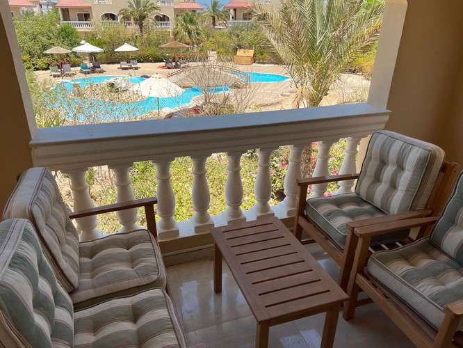 Villa mit Meerblick in Jamaran Sahl Hasheesh, Hurghada, Ägypten.